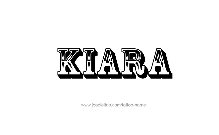 Tattoo Design Name Kiara   