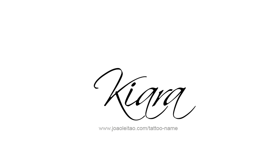 Tattoo Design Name Kiara   