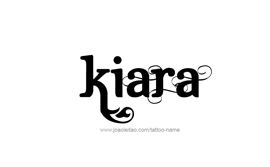 Tattoo Design Name Kiara   