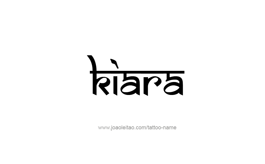 Tattoo Design Name Kiara   