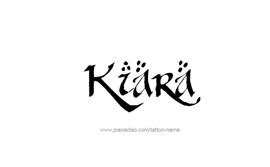 Tattoo Design Name Kiara   