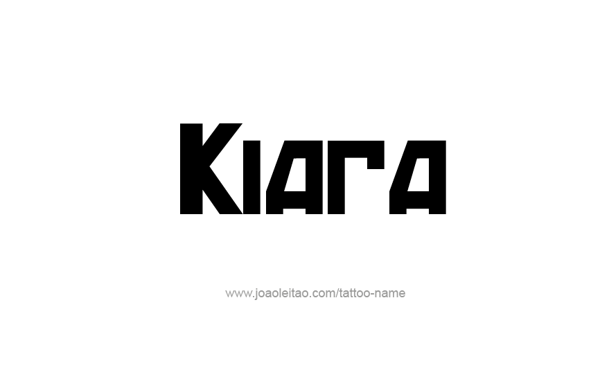 Tattoo Design Name Kiara   