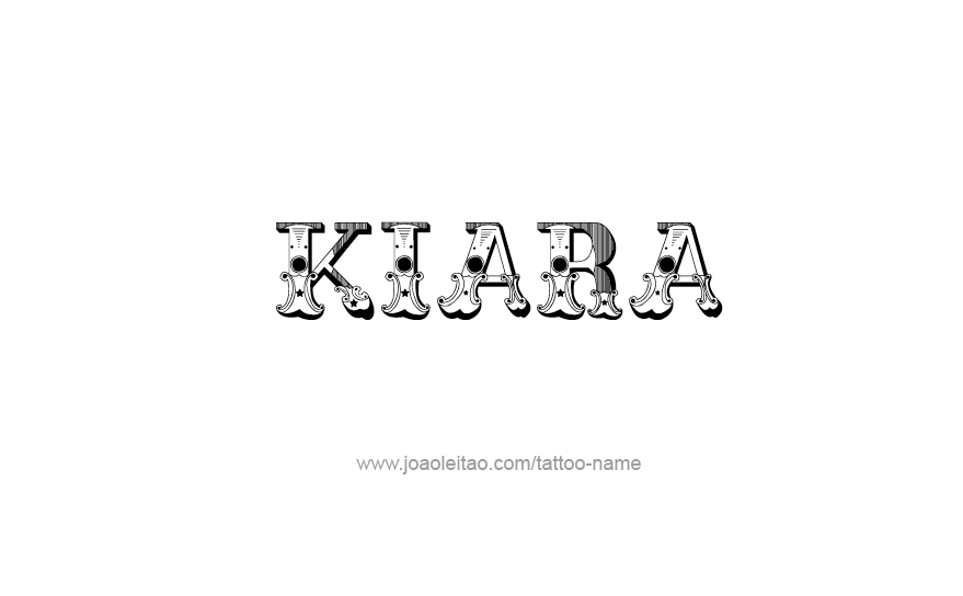 Tattoo Design Name Kiara   