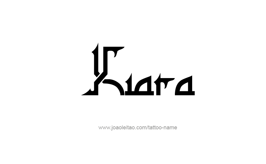 Tattoo Design Name Kiara   