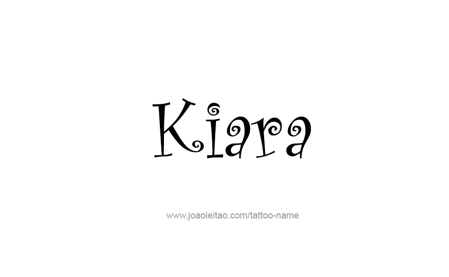 Tattoo Design Name Kiara   