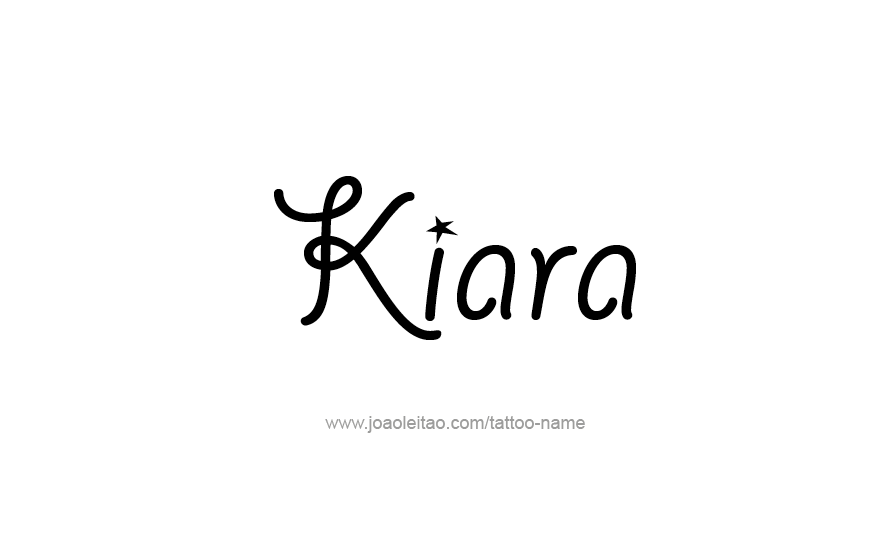 Tattoo Design Name Kiara   