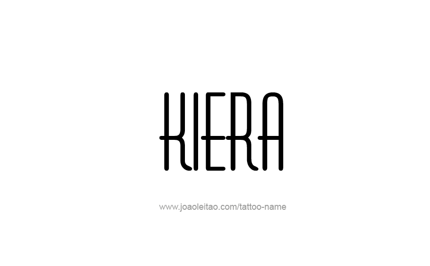 Tattoo Design Name Kiera   