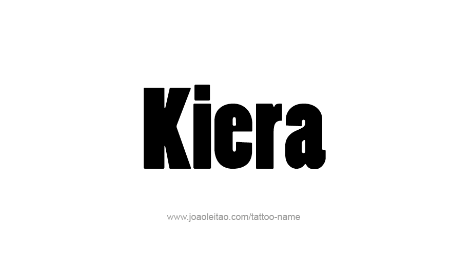 Tattoo Design Name Kiera   