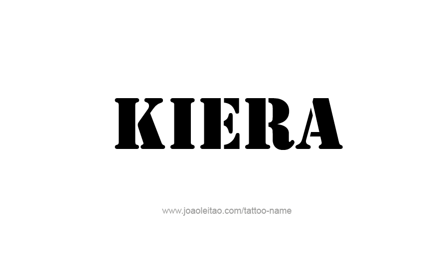 Tattoo Design Name Kiera   