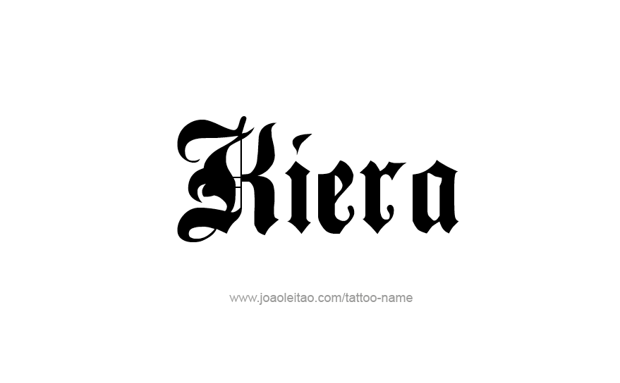 Tattoo Design Name Kiera   