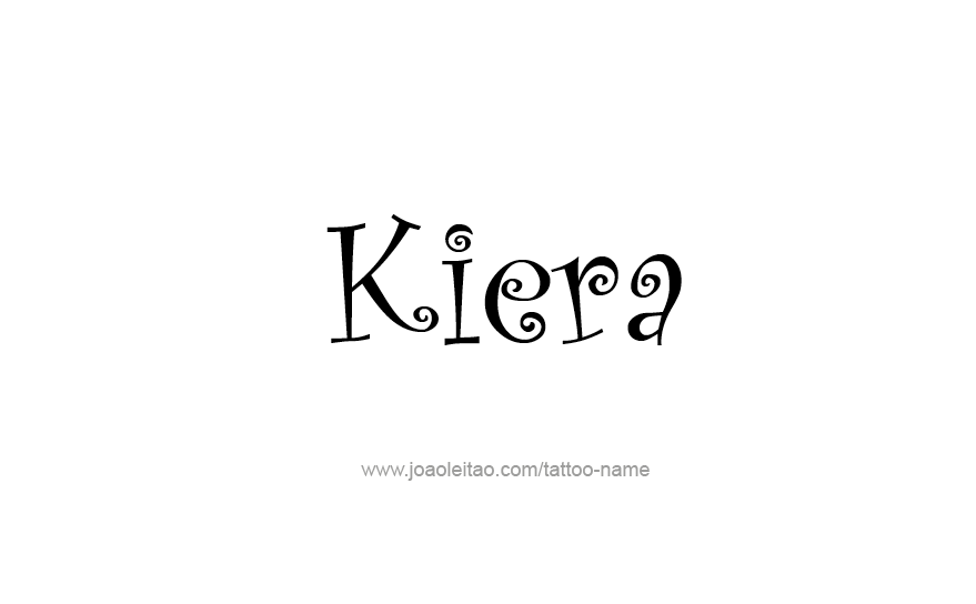 Tattoo Design Name Kiera   