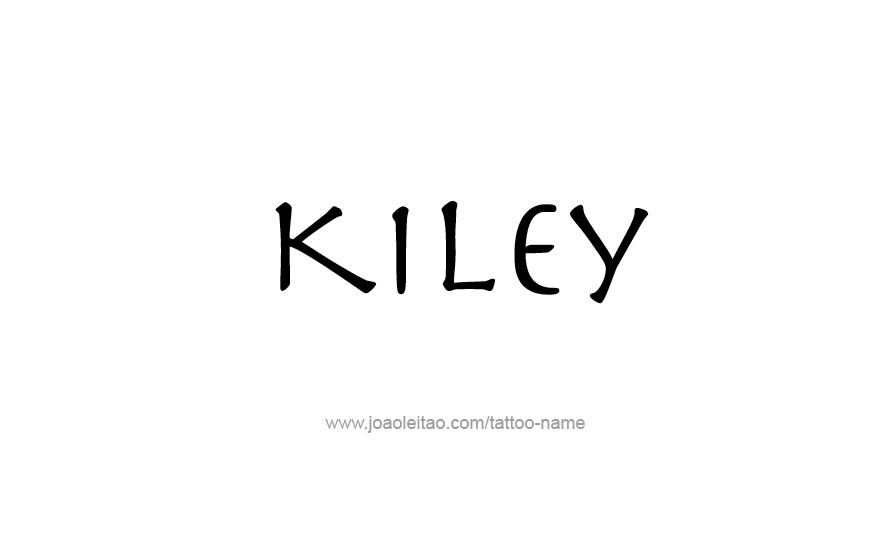 Tattoo Design Name Kiley   