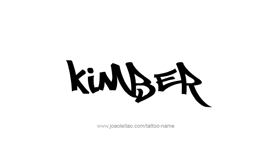 Tattoo Design Name KImber   