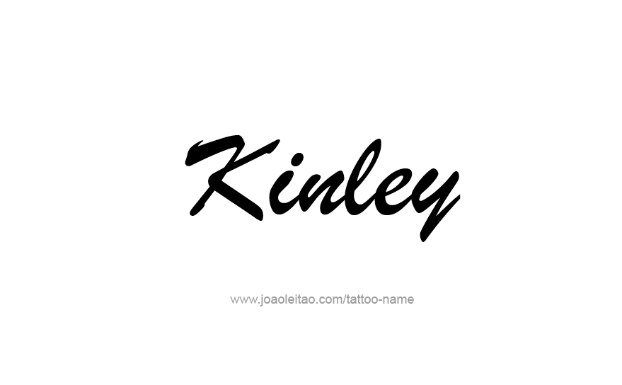 Tattoo Design Name Kinley   