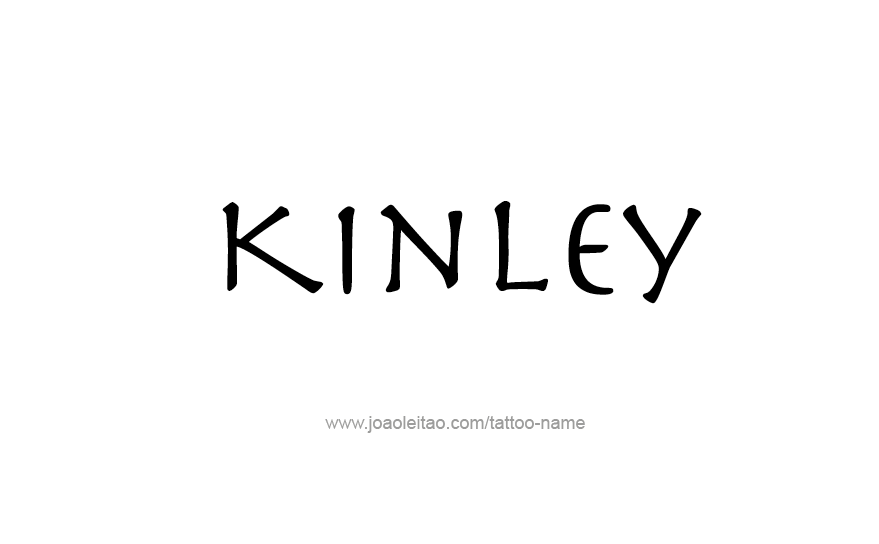 Tattoo Design Name Kinley   