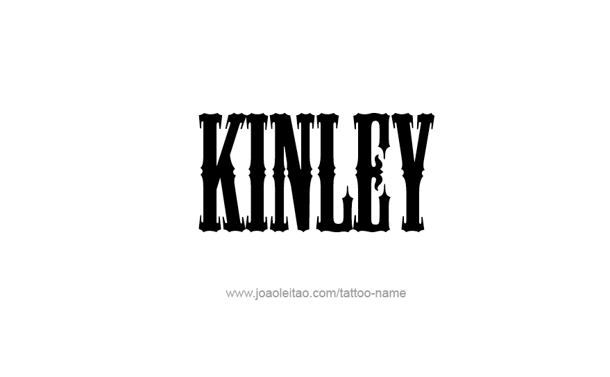 Tattoo Design Name Kinley   