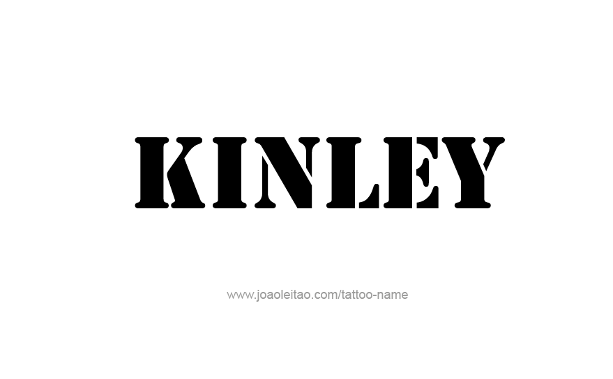 Tattoo Design Name Kinley   