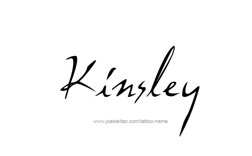 Tattoo Design Name Kinsley   