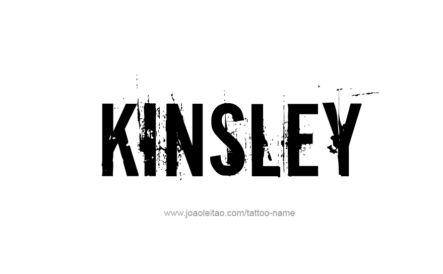 Tattoo Design Name Kinsley   