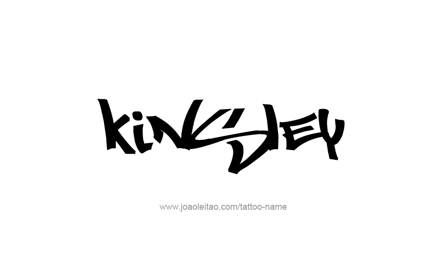 Tattoo Design Name Kinsley   