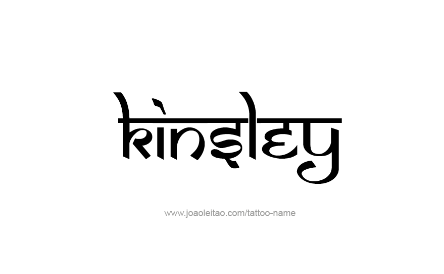 Tattoo Design Name Kinsley   