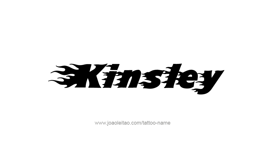 Tattoo Design Name Kinsley   