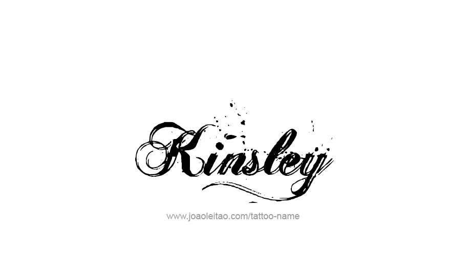 Tattoo Design Name Kinsley   