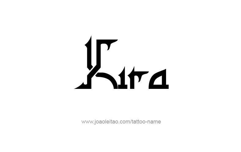 Tattoo Design Name Kira   