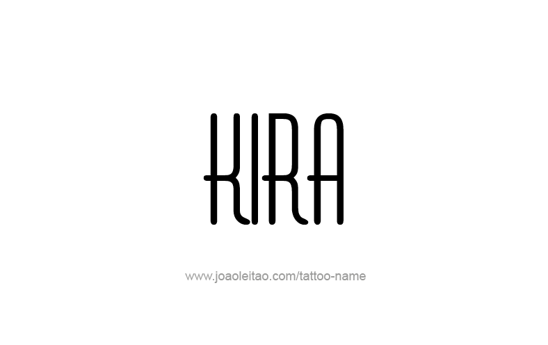 Tattoo Design Name Kira   