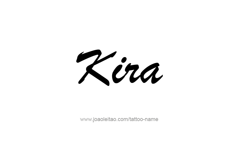 Tattoo Design Name Kira   