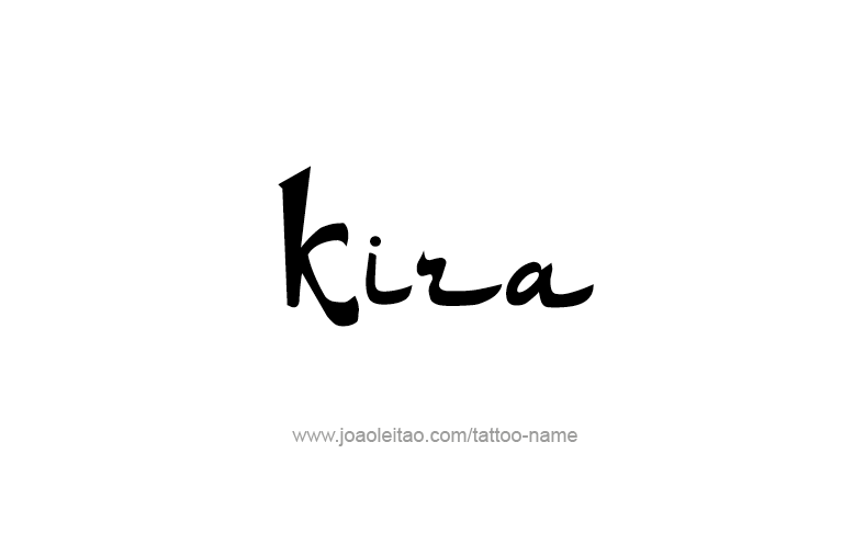 Tattoo Design Name Kira   