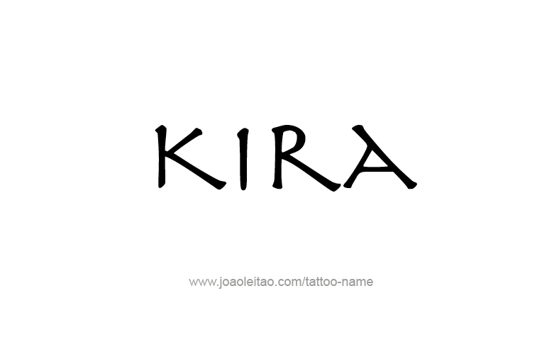 Tattoo Design Name Kira   