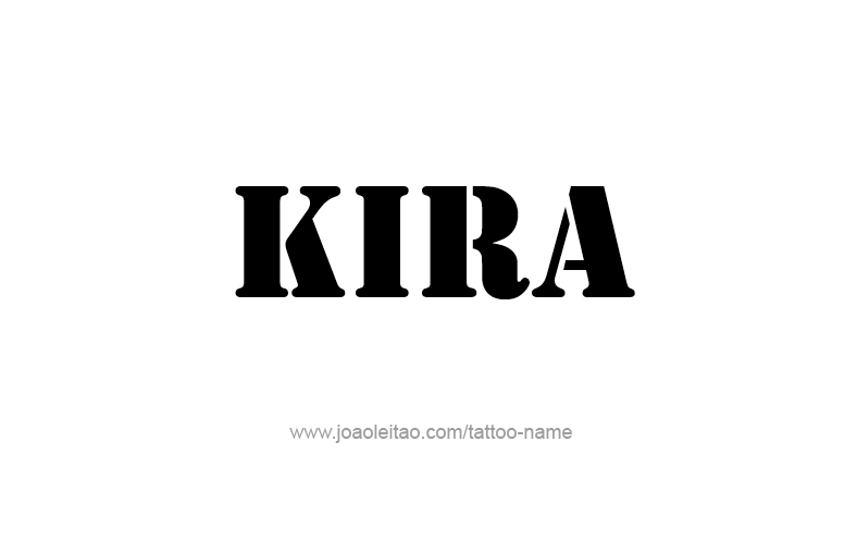 Tattoo Design Name Kira   