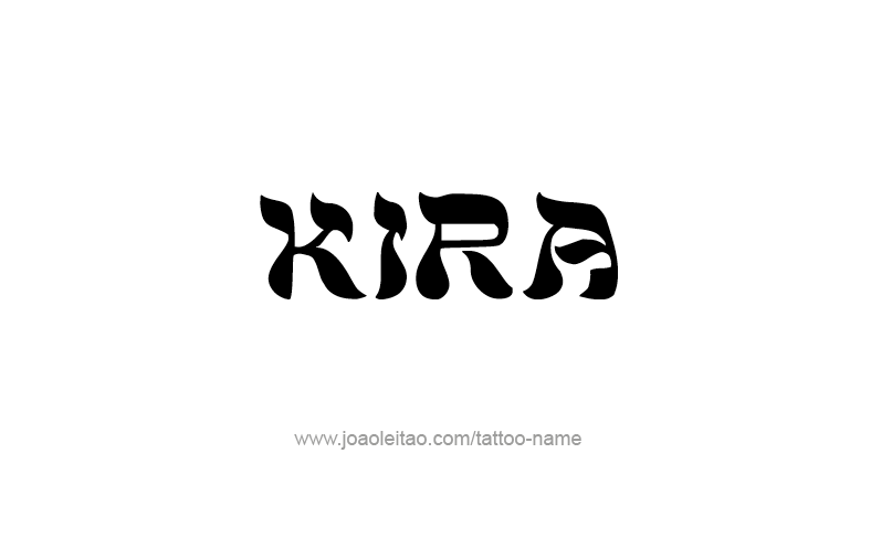 Tattoo Design Name Kira   