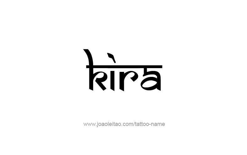 Tattoo Design Name Kira   