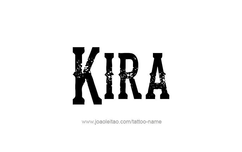 Tattoo Design Name Kira   