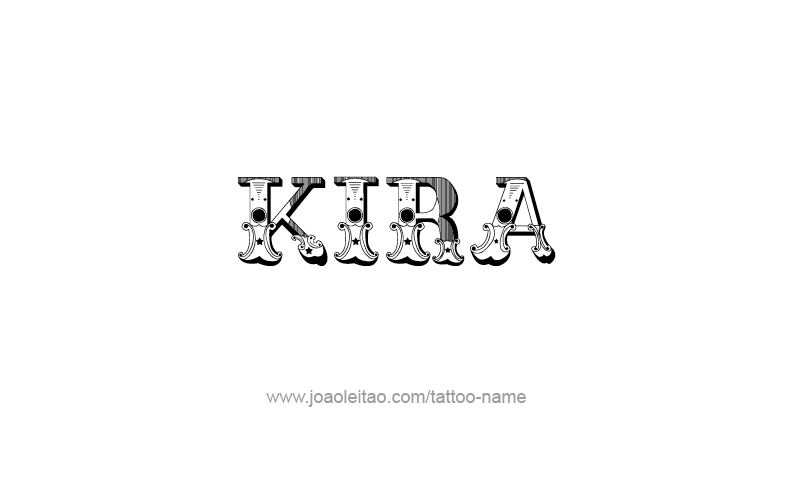 Tattoo Design Name Kira   