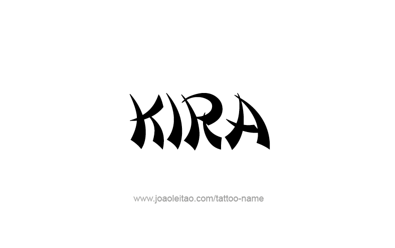 Tattoo Design Name Kira