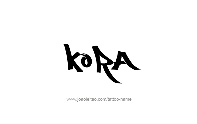 Tattoo Design Name Kora   