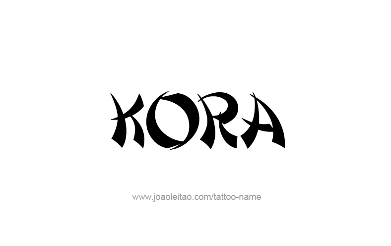 Tattoo Design Name Kora