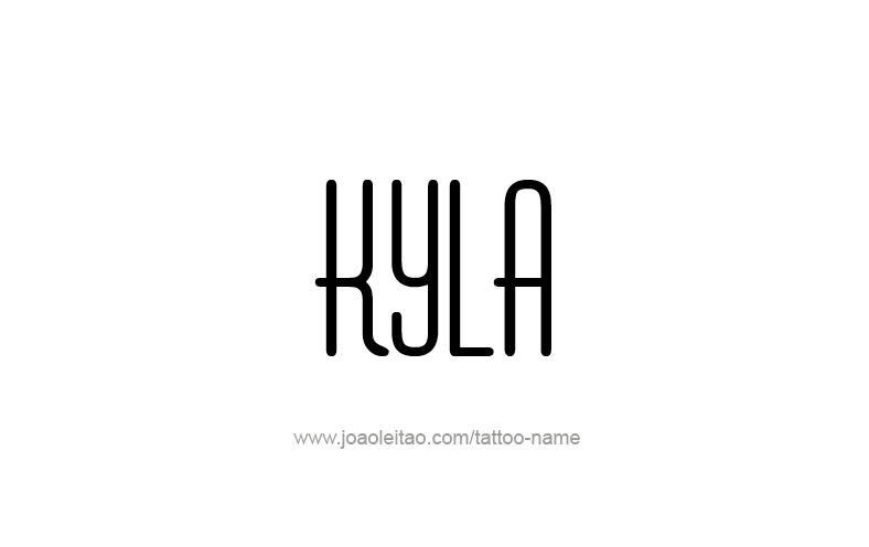 Tattoo Design Name Kyla   