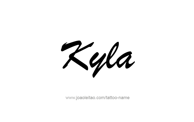 Tattoo Design Name Kyla   