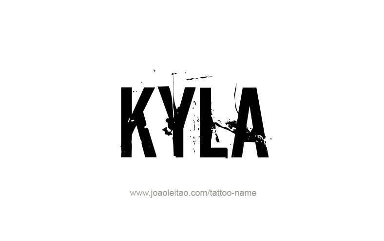 Tattoo Design Name Kyla   