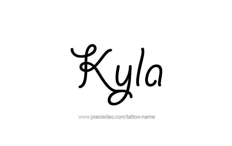 Tattoo Design Name Kyla   