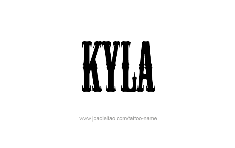 Tattoo Design Name Kyla   