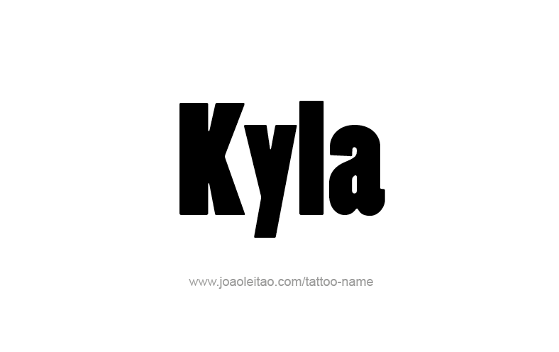 Tattoo Design Name Kyla   