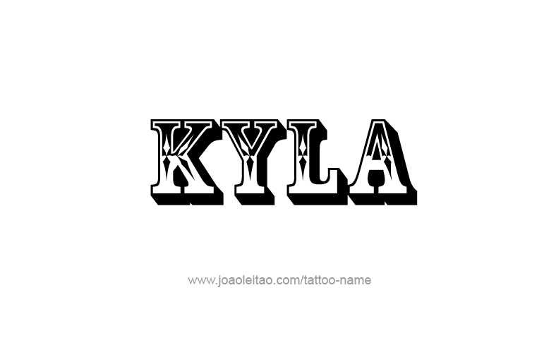 Tattoo Design Name Kyla   