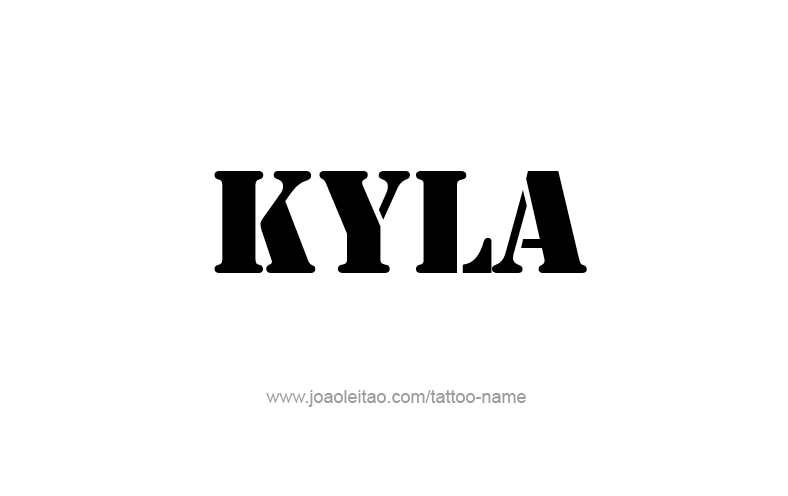 Tattoo Design Name Kyla   