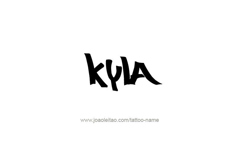 Tattoo Design Name Kyla   