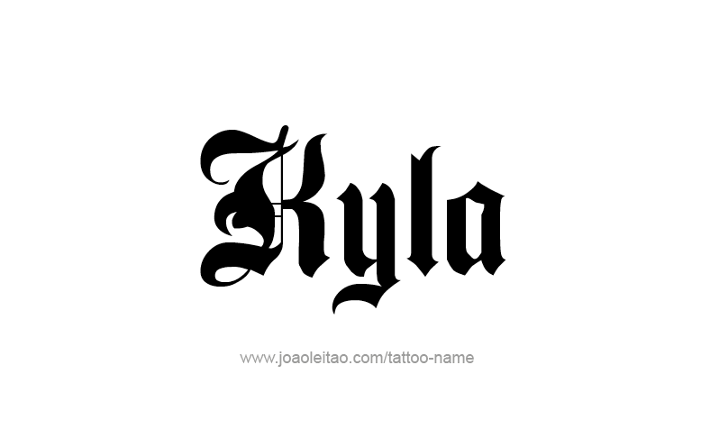 Tattoo Design Name Kyla   